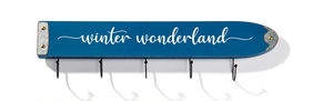 Wall Hook - Ski Winter Wonderland (Blue)