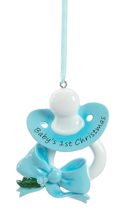 Ornament - Baby's First Soother (Boy)