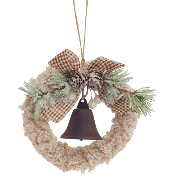 Ornament - Wreath with Bell