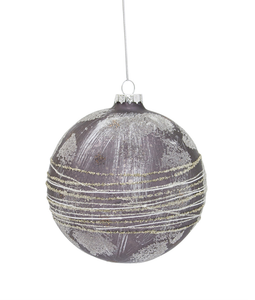 Ornament - Purple Swirl Ball