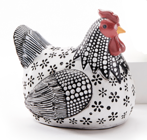 Hen - Black and White (Small)