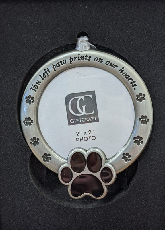 Photo Frame - Paw Prints on our Hearts