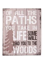 Wall Sign - Paths Woods
