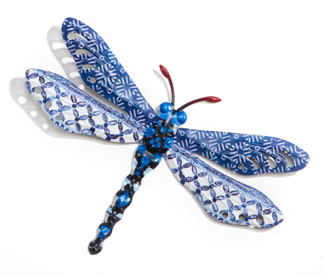 Wall Decor - Dragonfly Metal Abstract Star Pattern