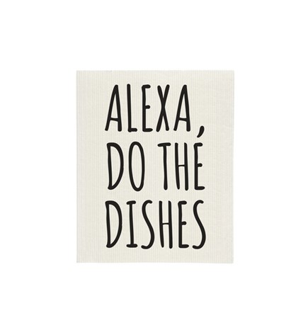 Swedish Dishcloth - Alexa Do The Dishes