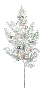 Spray - Cedar with Ornament