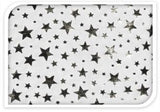 Deco Fabric Fur - Silver/White Star