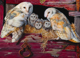 Puzzle - Barn Owls