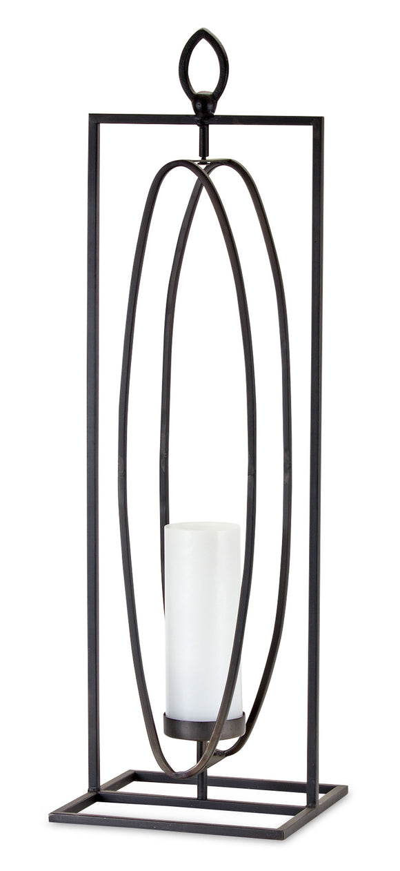 Candle Holder - Iron Rectangle