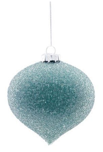 Ornament - Blue Glass (Finial)