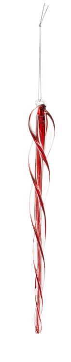 Ornament - Red Icicle (Medium)