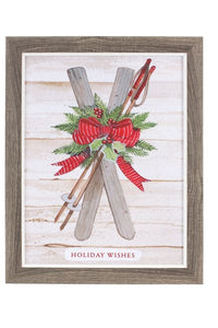 Framed Print - Skis