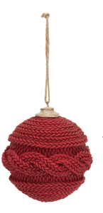 Ornament - Ball Red (Round Horizontal)