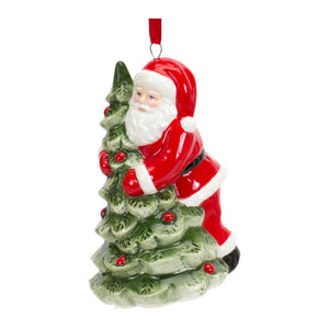 Ornament - Santa with Tree