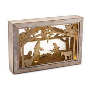 Nativity Frame - Lit