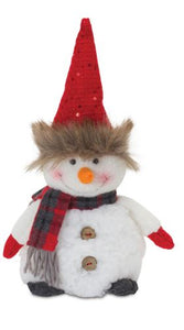 Snowman Decor - With Santa Hat