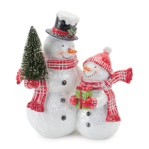 Snowman Couple Decor