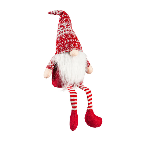 Gnome Decor - Dangling Legs (Red)