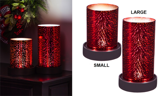 Stargazer Cylinder - Red on Base LED (Large)