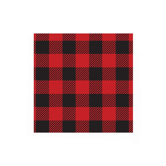 Luncheon Napkins - Buffalo Check