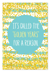 Birthday Card - Golden Years