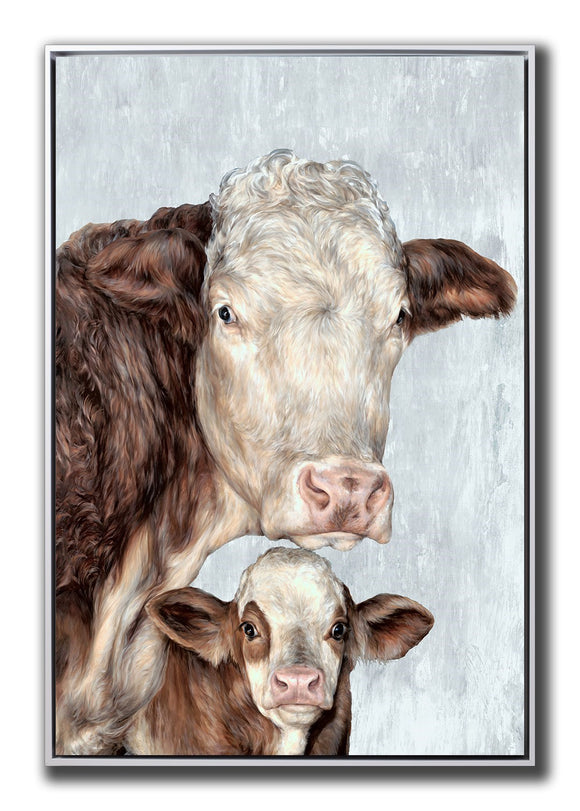 Wall Art - Cow Family