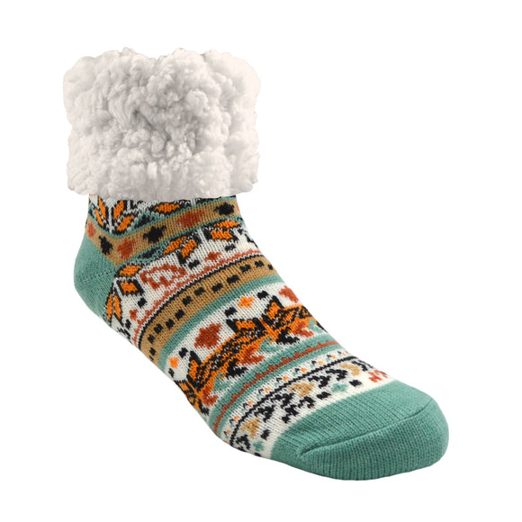 Pudus Classic Slipper Socks - Autumn White