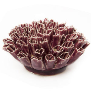 Ceramic Flower - Flower Purple