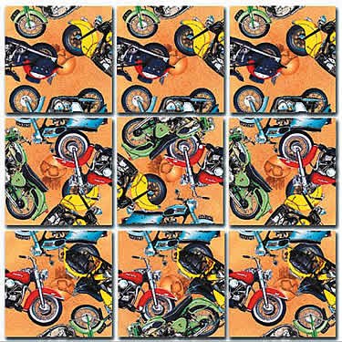 Scramble Squares Puzzle - Classic Motorcycles