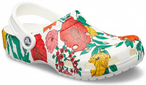 Crocs Classic Printed Floral - White and Floral