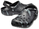 Crocs Classic Seasonal Graphic - Black and Grey