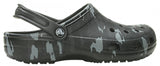 Crocs Classic Seasonal Graphic - Black and Grey