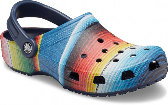 Crocs Classic Striped - Multi/Navy