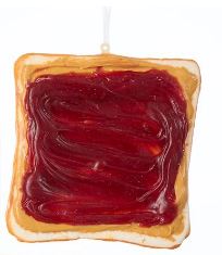 Ornament - Sliced Toast (Jam)