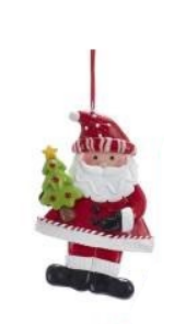 Ornament - Santa with Tree