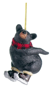 Ornament - Bear Skating (Arms Back)