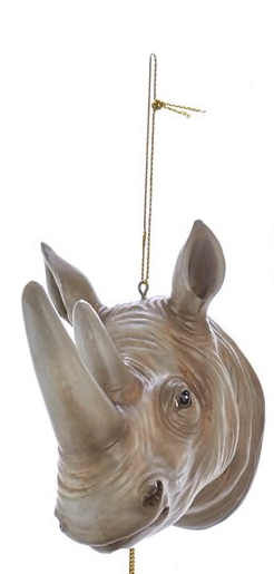 Ornament - Rhino Head