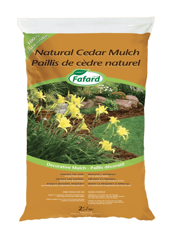 Cedar Mulch Natural 2 CU FT