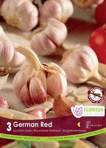 Garlic Bulbs - German Red Hardneck Tops