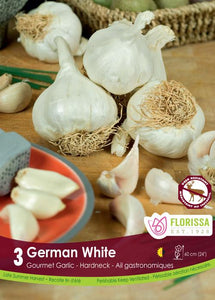 Garlic Bulbs - German White Hardneck