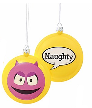 Ornament - Emoji Naughty