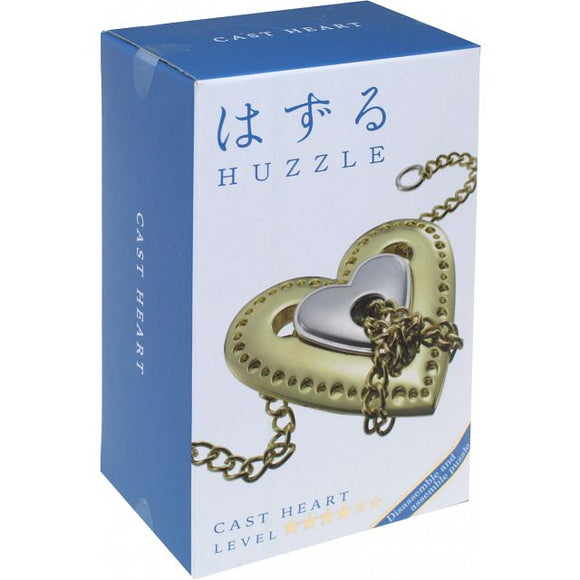 Cast Metal Puzzle - Heart (Difficulty Level 4)