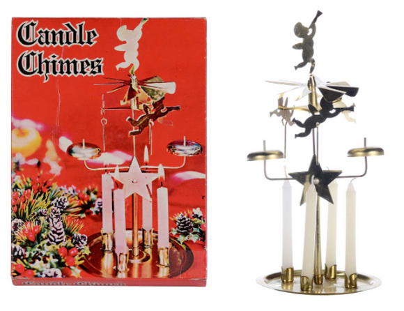 Angel Candle Chimes - Brass
