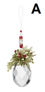 Kissing Krystal - Beaded Ornament