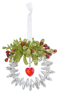 Kissing Crystal - Mistletoe Wreath