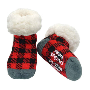 Pudus Classic Kids Socks - Lumberjack Red
