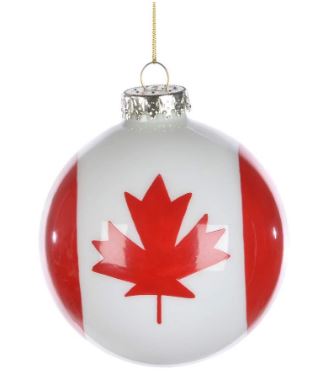 Ornament - Canada Flag Ball