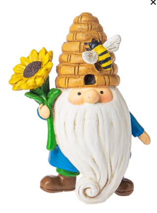 Gnome Decor - Bee on Hat