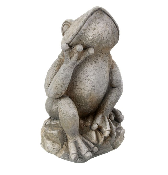 Frog Statuary - Chin in Hand