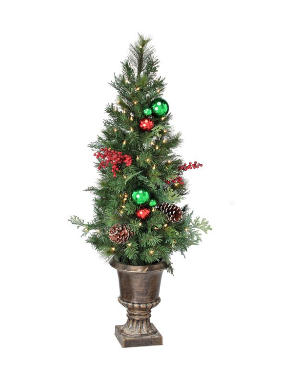 Artificial Tree - Urn with Balls/Berry